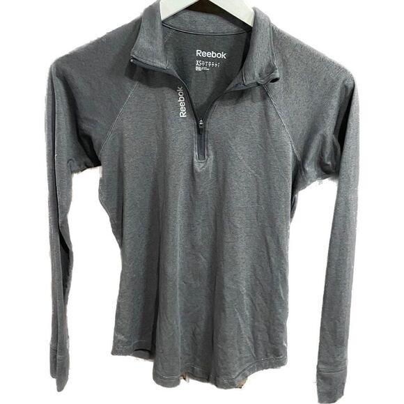 Reebok Speedwick 1/4 Zip Pullover Grey XS - Picture 1 of 4